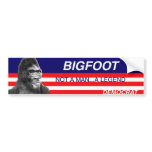 BigfootForPrez Bumper Sticker