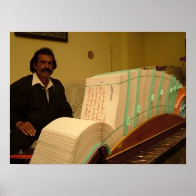 BIGGEST HAND WRITTEN (NT) BIBLE IN THE WORLD POSTER by jesusmyhelper
