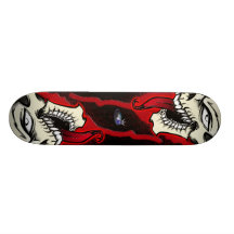 Biggie Skull Fro Custom Skateboard
