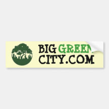 BIGGREENCITY.COM Bumper Sticker 1