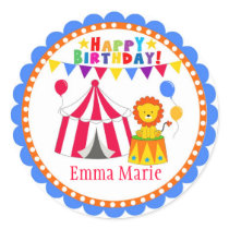 Bigtop Circus Labels