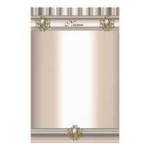 Bijou beige en soie de perle de papeterie papier à lettre