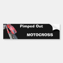 bike23, MOTOCROSS, Pimped Out Bumper Sticker
