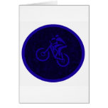 Bike At Midnight Card
