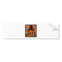 bike Back Spacing Bumper Sticker