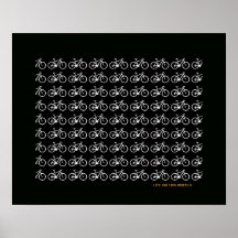 bike black and white print