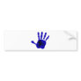 Bike Blue Streaker Bumper Sticker