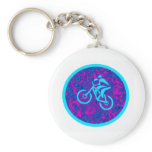 Bike Cross Wind Key Chain