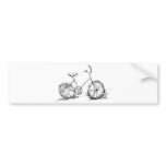 Bike Cycling is healthy and fun Bumper Sticker