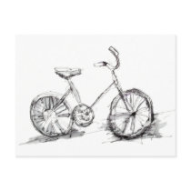 Bike Cycling is healthy and fun Post Card