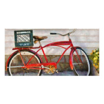 Bike - Delivery Bike Personalized Photo Card