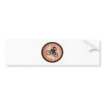 Bike Desert Chain Bumper Stickers