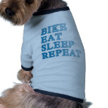 Bike, Eat, Sleep, Repeat Products Dog T Shirt