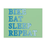 Bike, Eat, Sleep, Repeat Products Postcards