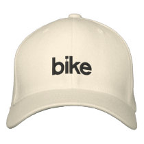 bike embroidered hat
