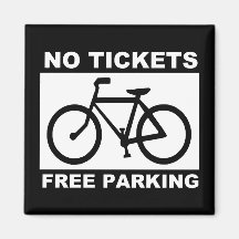 bike_free_parking_Vector_Clipart Magnet