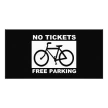 bike_free_parking_Vector_Clipart Picture Card