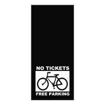 bike_free_parking_Vector_Clipart Full Color Rack Card