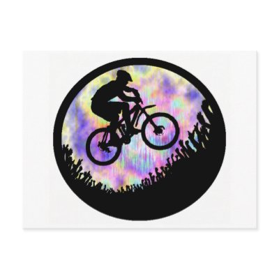 Bike Grateful Inspired Postcards by ninuno