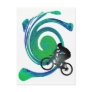 BIKE GREEN GENE POSTCARD