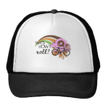 Bike How I Roll (Pink) Hat
