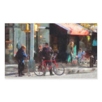 Bike Lane Rectangle Sticker