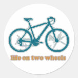 bike life . sports round stickers