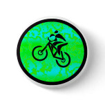 Bike Lime Funky Pin