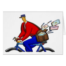 Bike Messenger AKA Special Delivery Cards