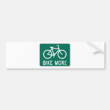 Bike More Bumper Stickers