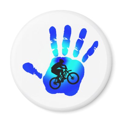 Bike Mr. Blues Magnets by ninuno