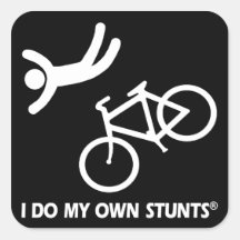 Bike My Own Stunts Sticker