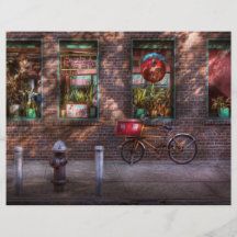 Bike - NY - Chelsea - The delivery bike Flyer Design