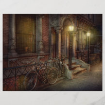 Bike - NY - Greenwich Village - In the village Custom Flyer