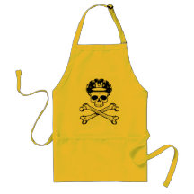 Bike or Die - Bike and Crossbones Aprons