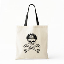 Bike or Die - Bike and Crossbones Canvas Bags