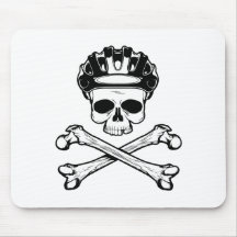 Bike or Die - Bike and Crossbones Mousepad