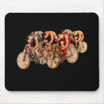 Bike Racing Peloton Humour Tshirt Mousepads