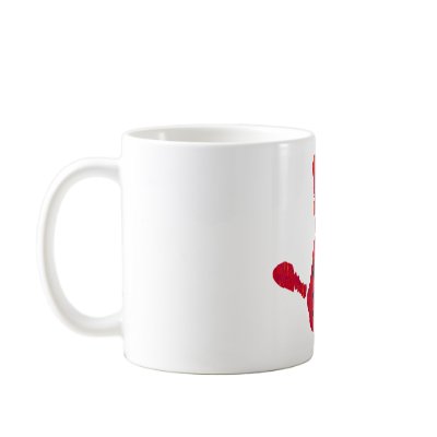 Bike Red Hands Mugs by ninuno