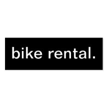 Bike Rental Business Card