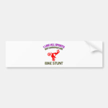 Bike riding designs bumper sticker