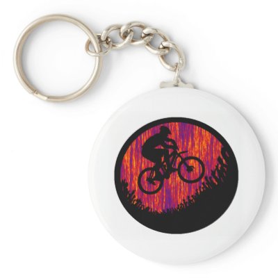 Bike Set Goals Keychain by ninuno