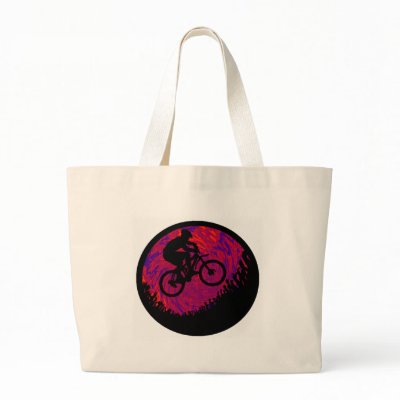 Bike Slope Style Tote Bag by ninuno