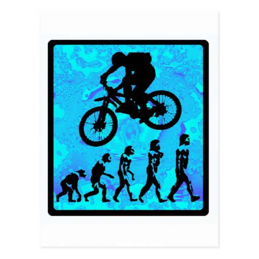 Bike Stone Wall Postcard