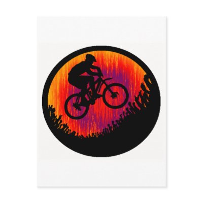 bike The Drop Postcards by ninuno