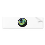 Bike The Planet Bumper Sticker