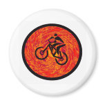 Bike The Valley Refrigerator Magnet