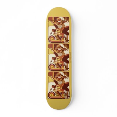 Bike Thief Skateboard by nsmacalus