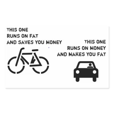 Bike vs Car Sticker by BikeScene