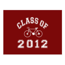 Bike White Postcards